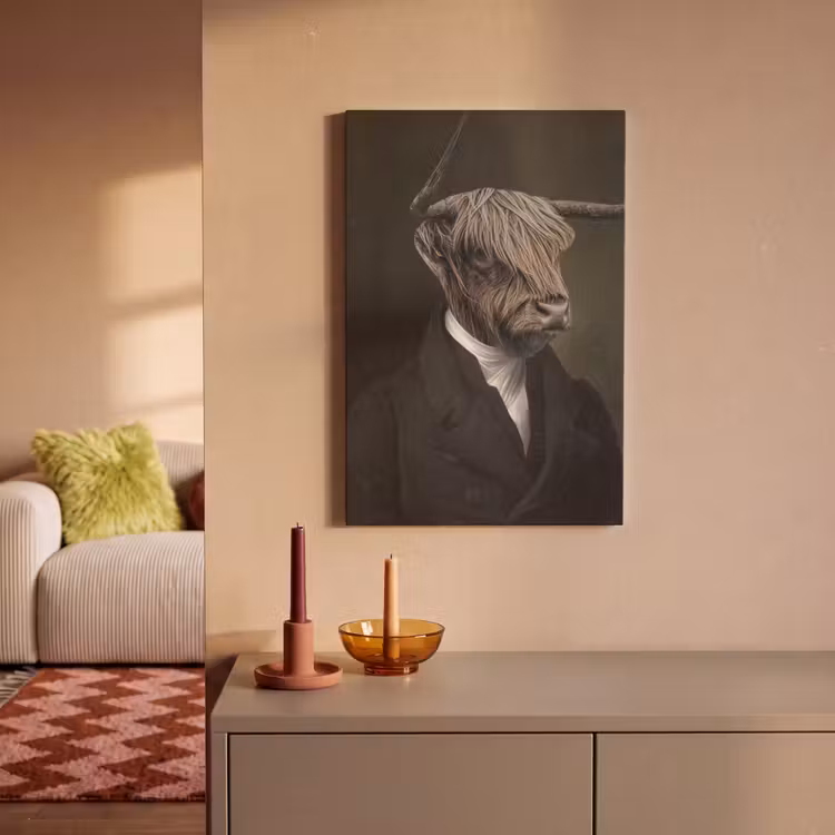 Canvas schilderij - Oude Meesters - Schotse Hooglander - Dieren — 2