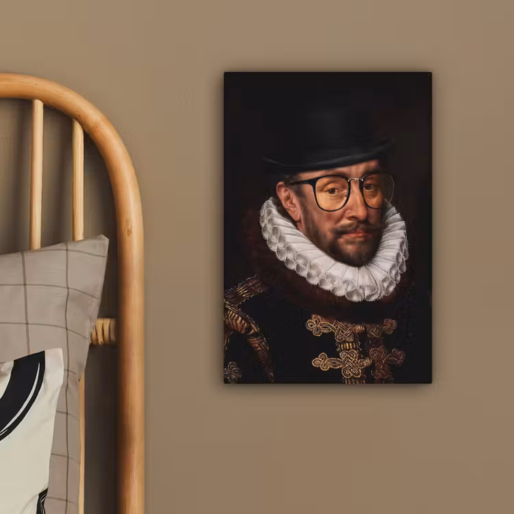 Canvas schilderij - Willem van Oranje - Adriaen Thomasz - Bril — 3