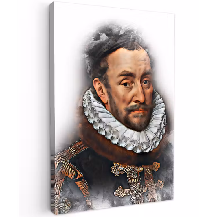 Canvas schilderij - Willem van Oranje - Adriaen Thomasz - Rook — 1