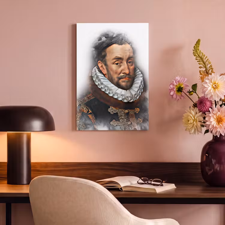 Canvas schilderij - Willem van Oranje - Adriaen Thomasz - Rook — 4