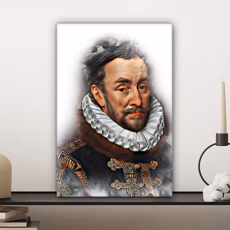 Canvas schilderij - Willem van Oranje - Adriaen Thomasz - Rook — 5