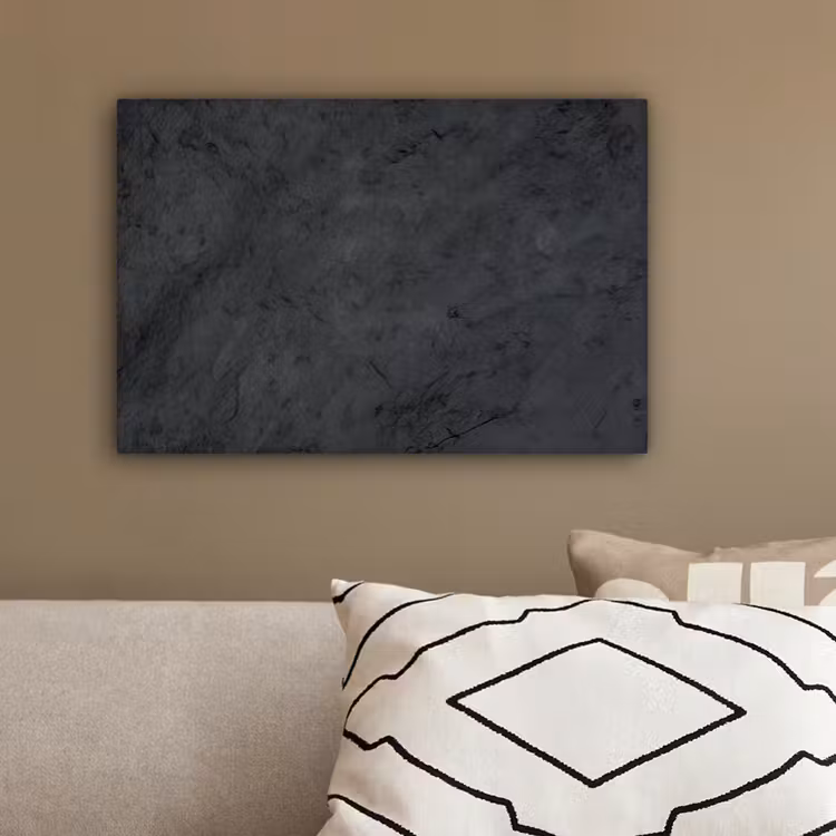 Canvas schilderij - Grijs - Cement - Beton - Industrieel - Structuur — 3