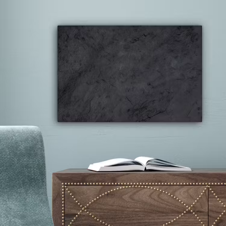 Canvas schilderij - Grijs - Cement - Beton - Industrieel - Structuur — 4