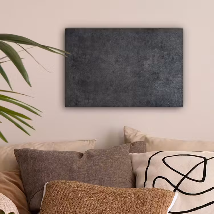 Canvas schilderij - Industrieel - Leisteen - Grijs - Structuur - Beton — 2