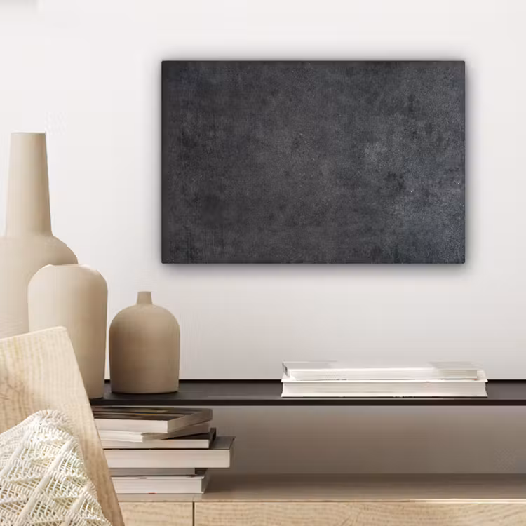 Canvas schilderij - Industrieel - Leisteen - Grijs - Structuur - Beton — 5