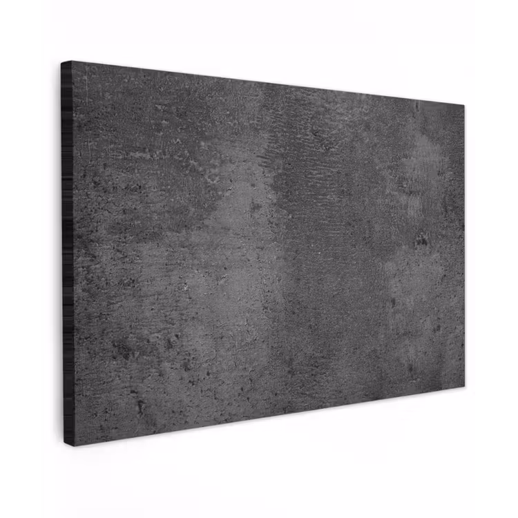 Canvas schilderij - Structuur - Beton - Grijs - Industrieel - Rustiek — 1