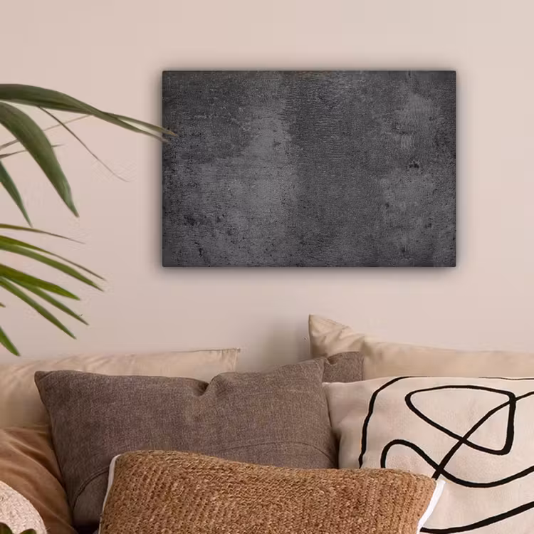 Canvas schilderij - Structuur - Beton - Grijs - Industrieel - Rustiek — 2
