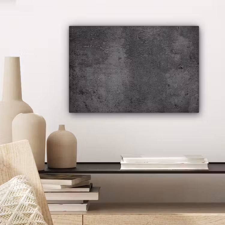 Canvas schilderij - Structuur - Beton - Grijs - Industrieel - Rustiek — 5