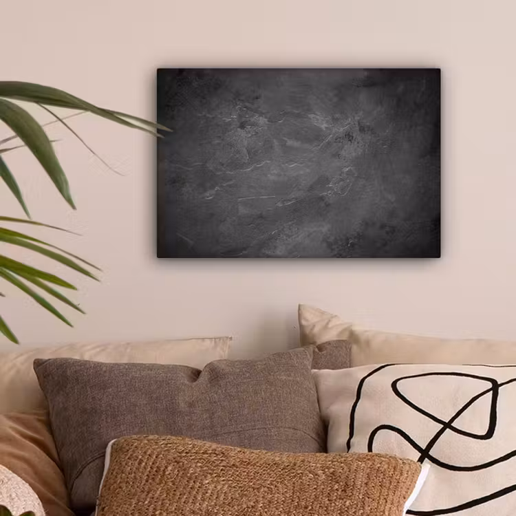 Canvas schilderij - Structuur - Cement - Beton - Grijs - Vintage — 2