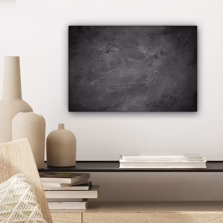 Canvas schilderij - Structuur - Cement - Beton - Grijs - Vintage — 5