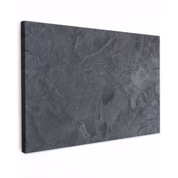 Canvas schilderij - Grijs - Beton - Leisteen - Structuur - Retro — 1