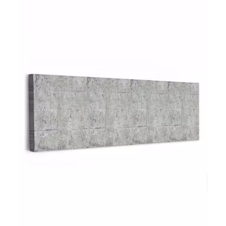 Canvas schilderij - Grijs - Muur - Poriën — 1