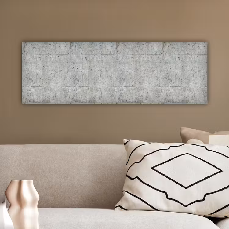 Canvas schilderij - Grijs - Muur - Poriën — 3
