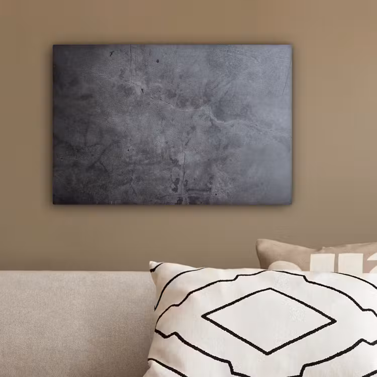 Canvas schilderij - Industrieel - Beton - Grijs - Leisteen - Retro — 3