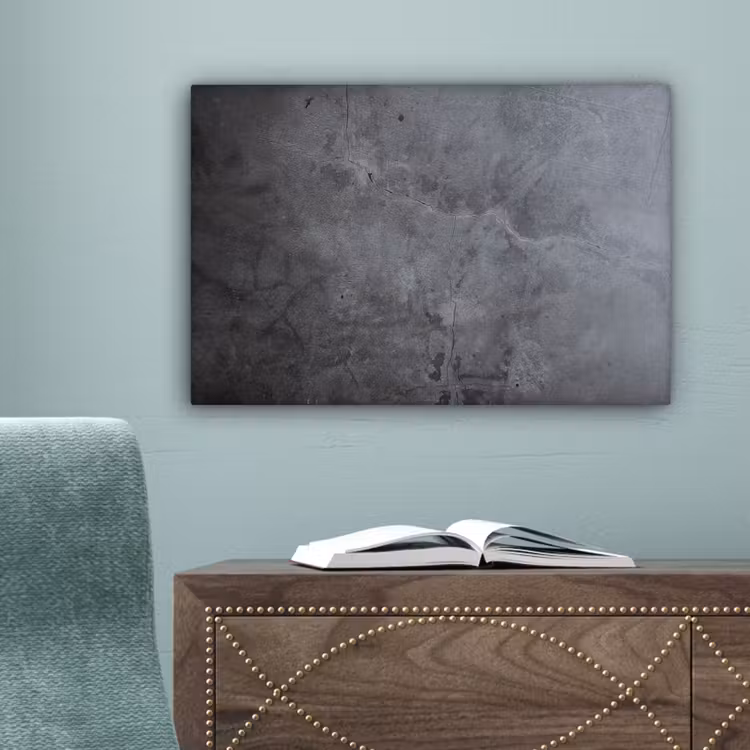 Canvas schilderij - Industrieel - Beton - Grijs - Leisteen - Retro — 4