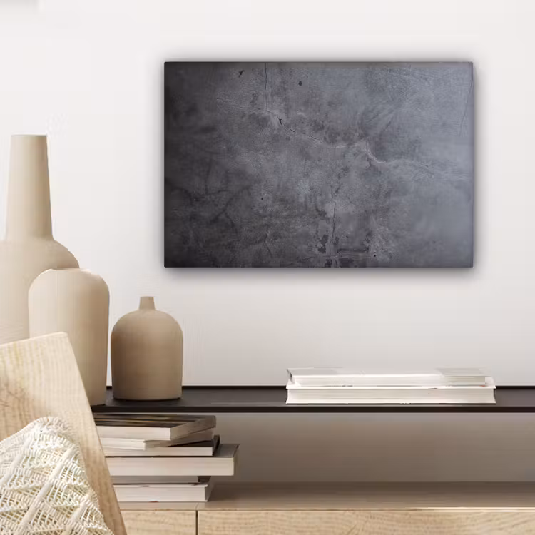 Canvas schilderij - Industrieel - Beton - Grijs - Leisteen - Retro — 5