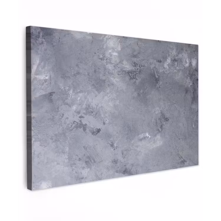 Canvas schilderij - Leisteen - Beton - Retro - Structuren - Grijs - Rustiek — 1