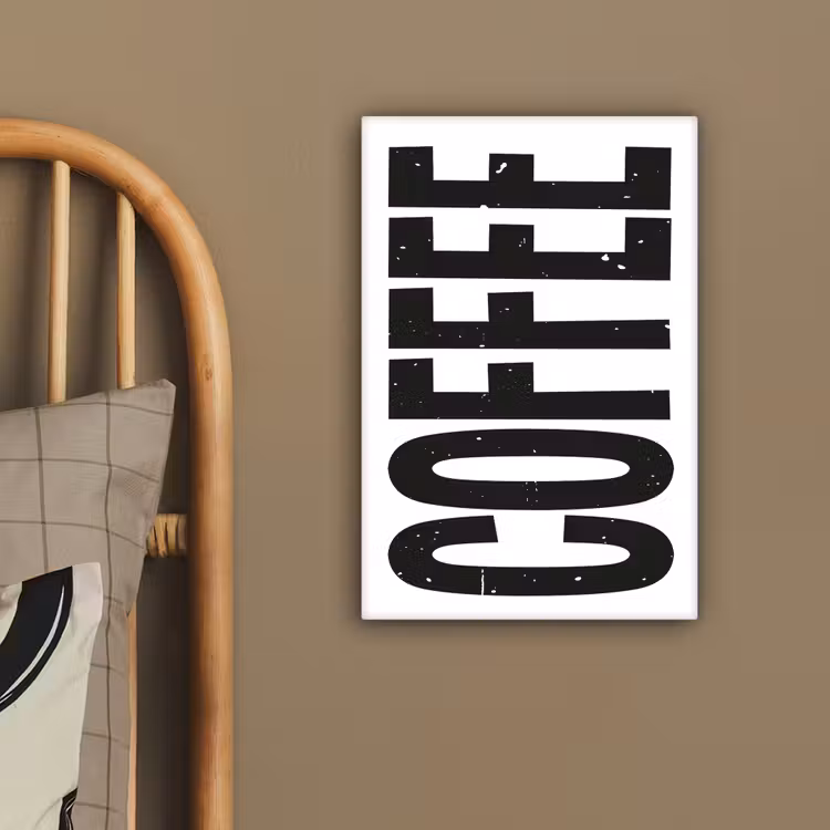Canvas schilderij - Koffie - Decoratie - Japandi - Vintage — 3