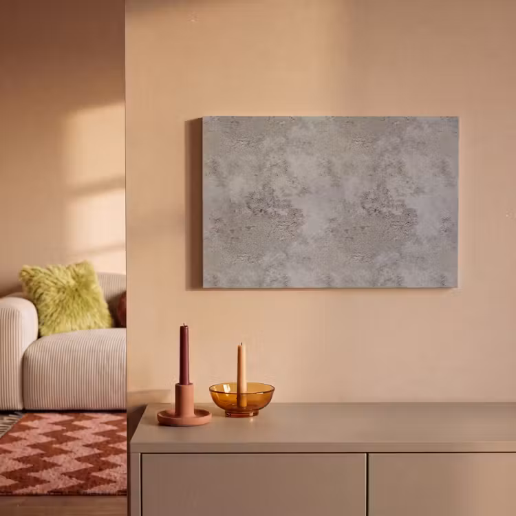 Canvas schilderij - Patroon - Grijs - Oud - Beton — 1