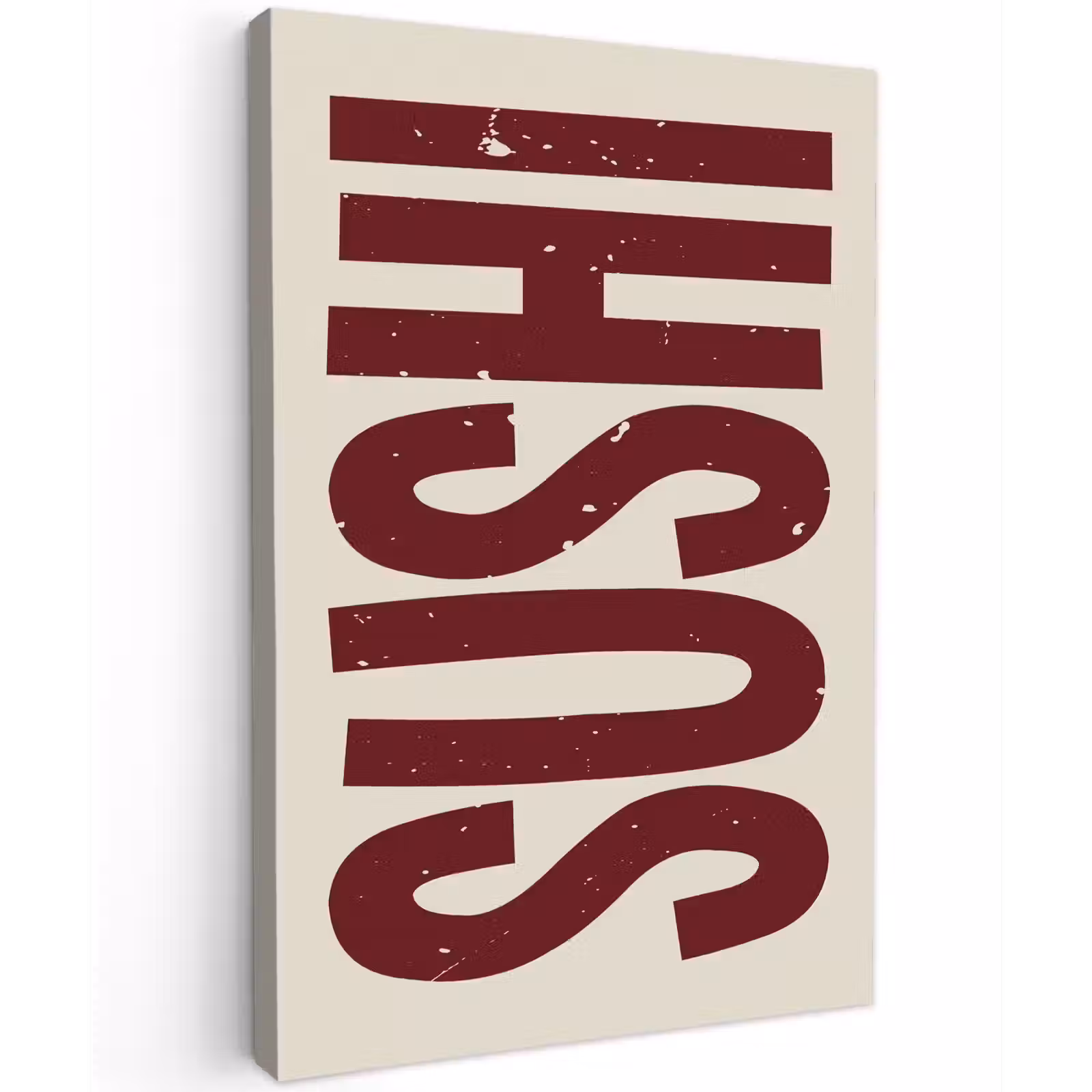 Canvas schilderij - Sushi - Rood - Japandi - Decoratie — 1
