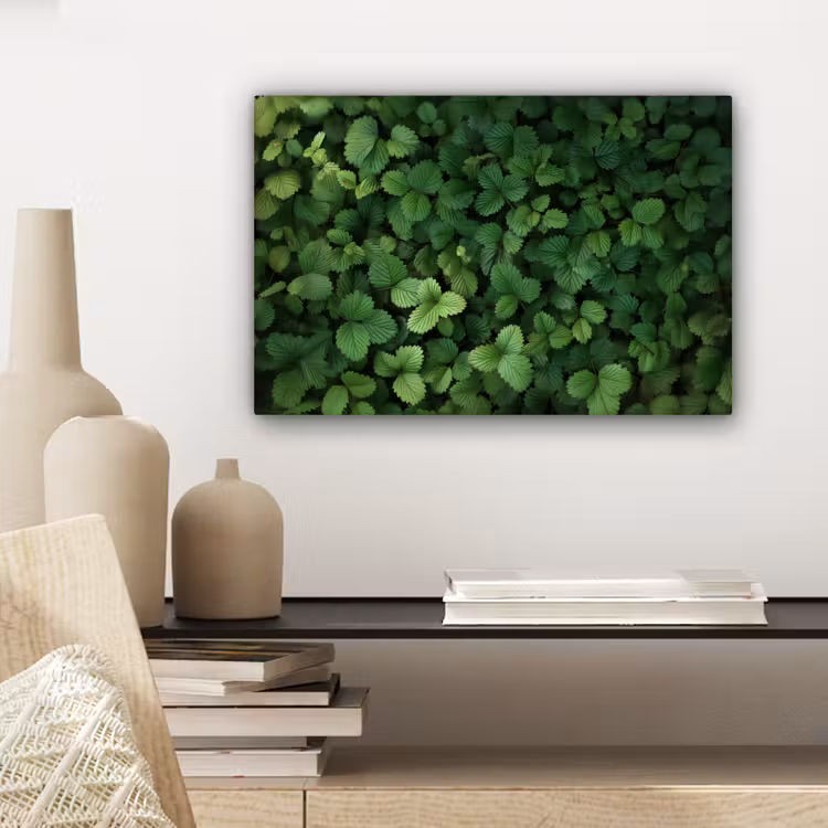 Canvas schilderij - Groen - Bladeren - Kartel - Zonlicht — 5