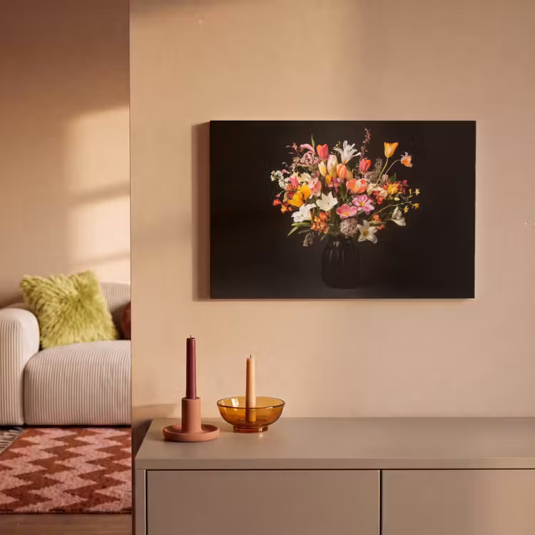 Canvas schilderij - Vaas - Bloemen - Tulpen — 2