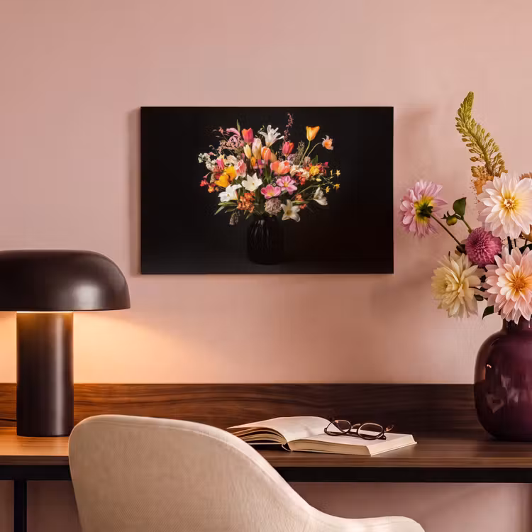 Canvas schilderij - Vaas - Bloemen - Tulpen — 4
