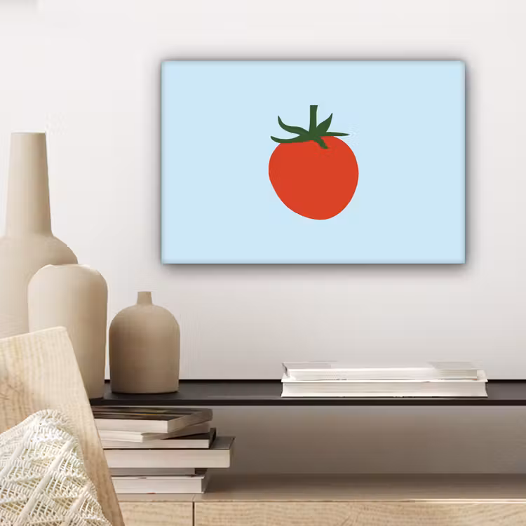 Canvas schilderij - Rood - Tomaat - Groente — 5
