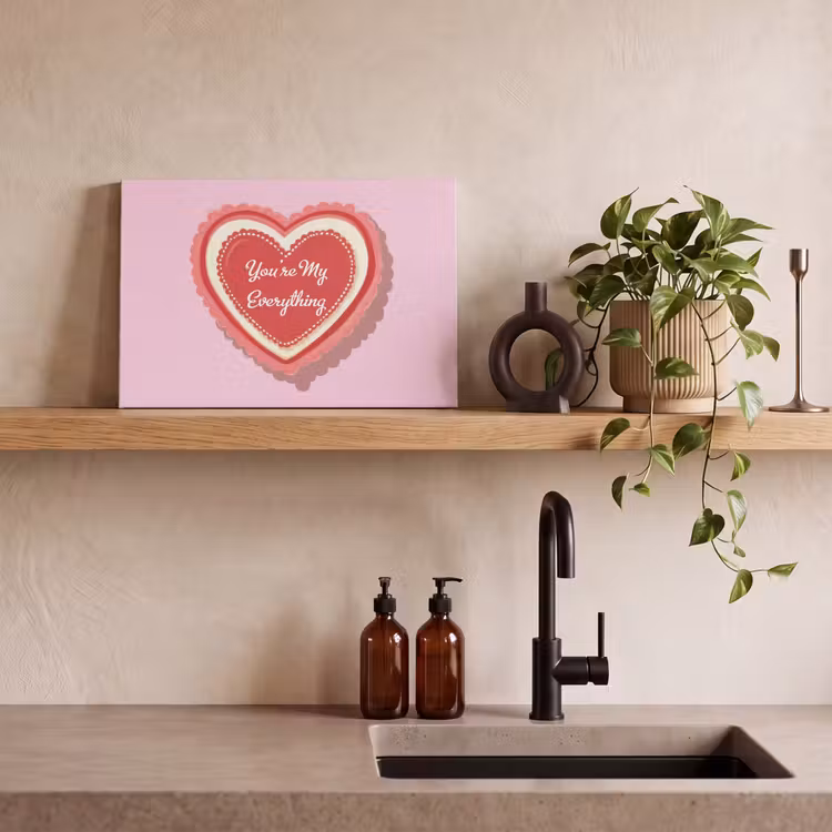 Canvas schilderij - Liefde - Hart - Valentijn — 3