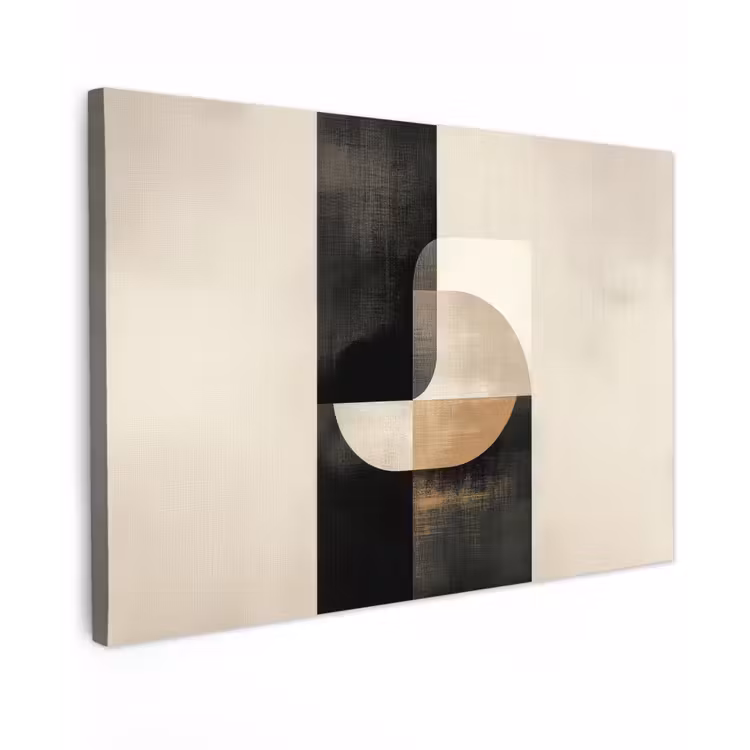 Canvas schilderij - Modern - Vierkant - Vormen — 1