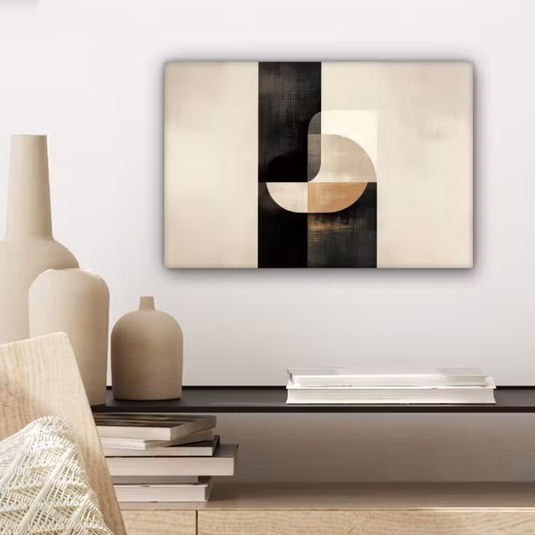 Canvas schilderij - Modern - Vierkant - Vormen — 5