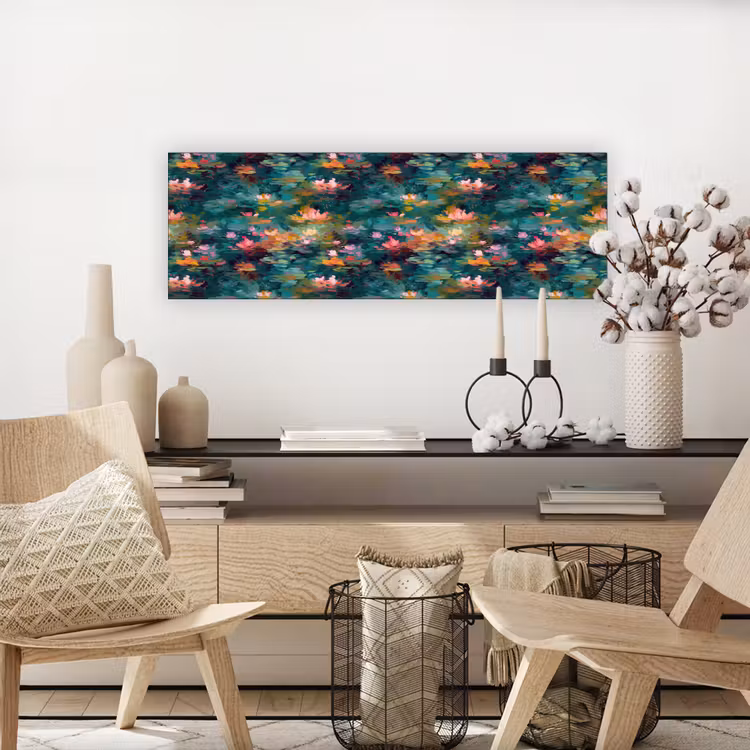 Canvas schilderij - Waterlelies - Vijver - Water — 5