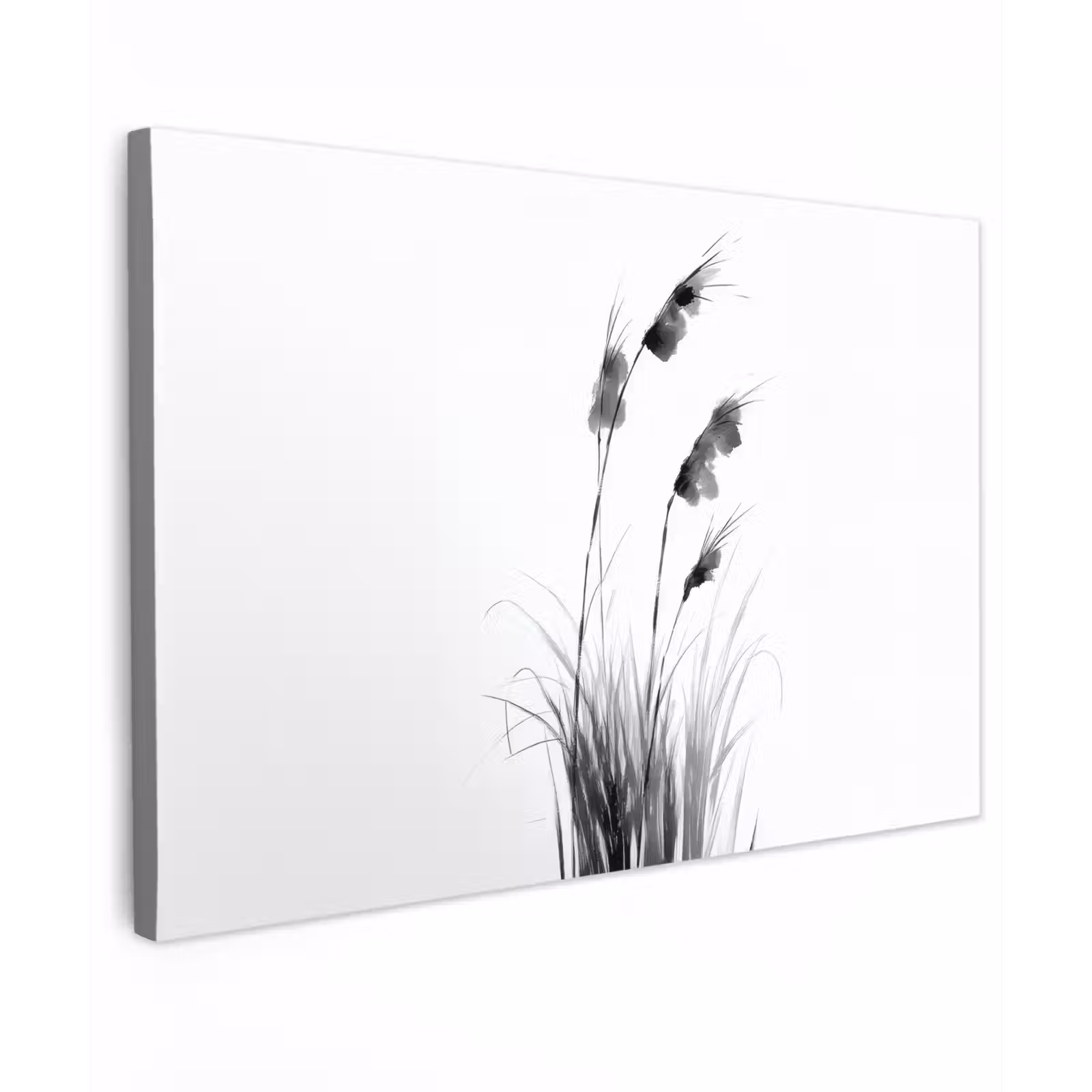 Canvas schilderij - Minimalistisch - Stelen - Wit — 1