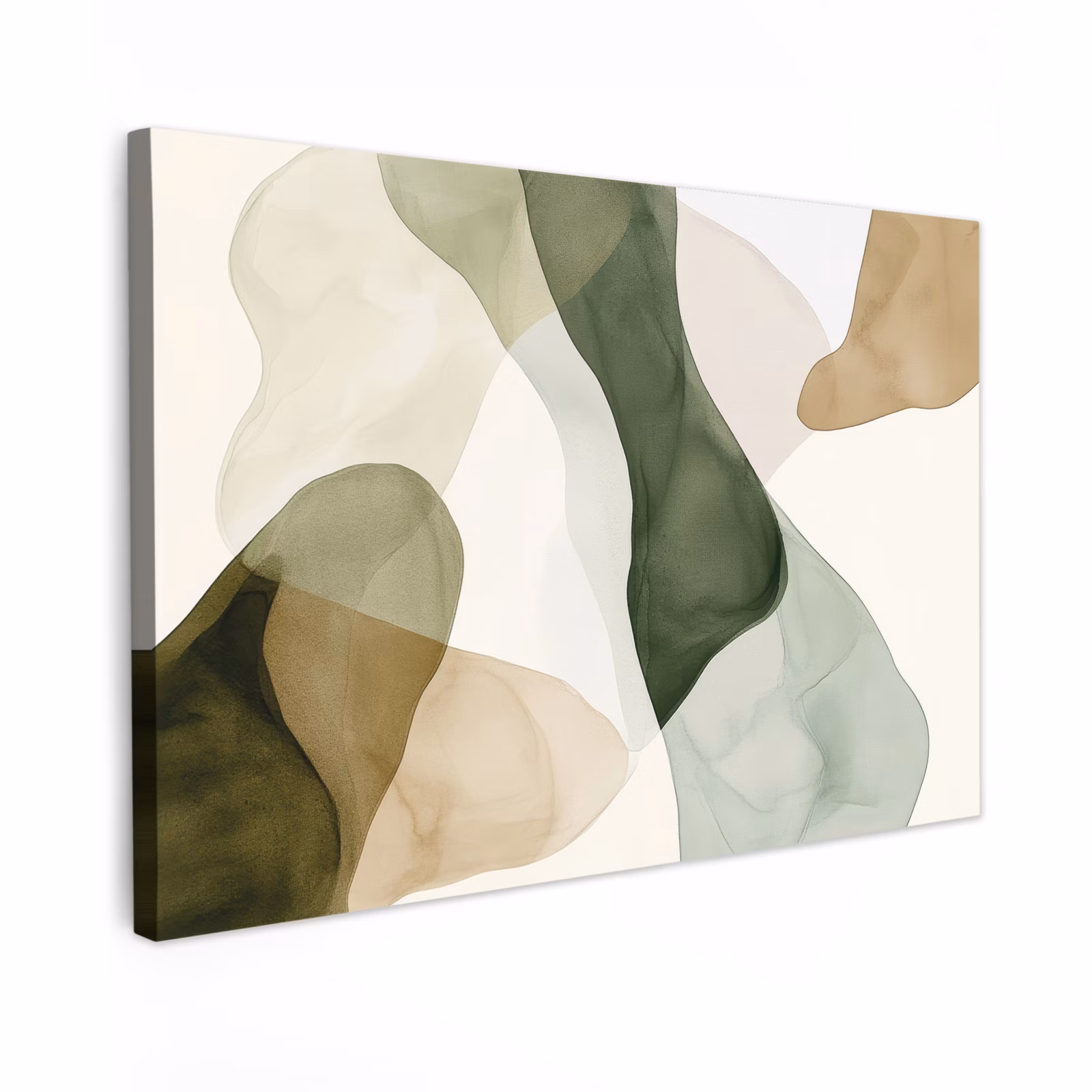 Canvas schilderij - Japandi - Abstract - Groen — 1