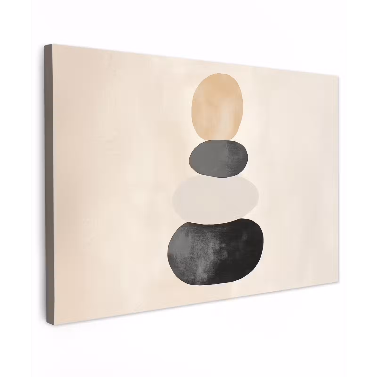 Canvas schilderij - Japandi - Wabi sabi - Beige — 1