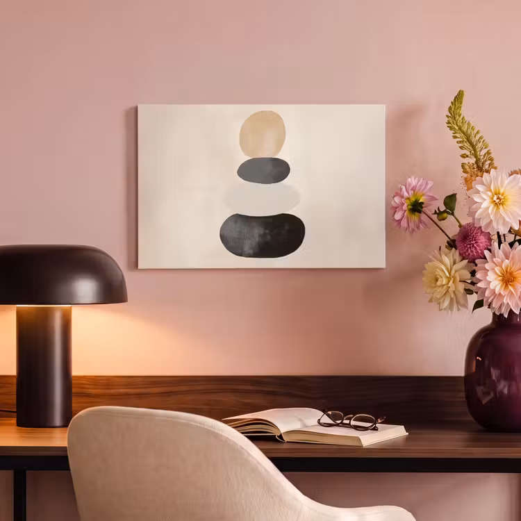 Canvas schilderij - Japandi - Wabi sabi - Beige — 4