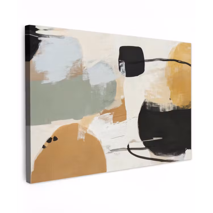Canvas schilderij - Paint - Abstract - Kleuren — 1