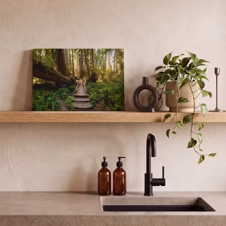 Canvas schilderij - Jungle - Natuur - Trap - Bomen — 3