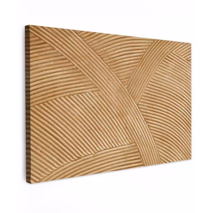 Canvas schilderij - Structuur - Natuur - Kunst - Rotan — 1