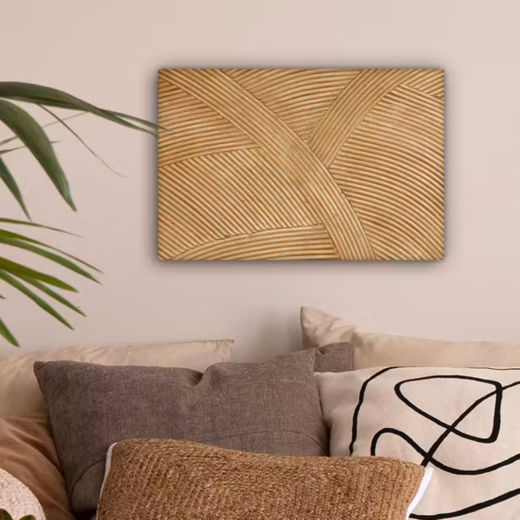 Canvas schilderij - Structuur - Natuur - Kunst - Rotan — 2