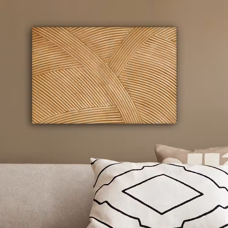 Canvas schilderij - Structuur - Natuur - Kunst - Rotan — 3