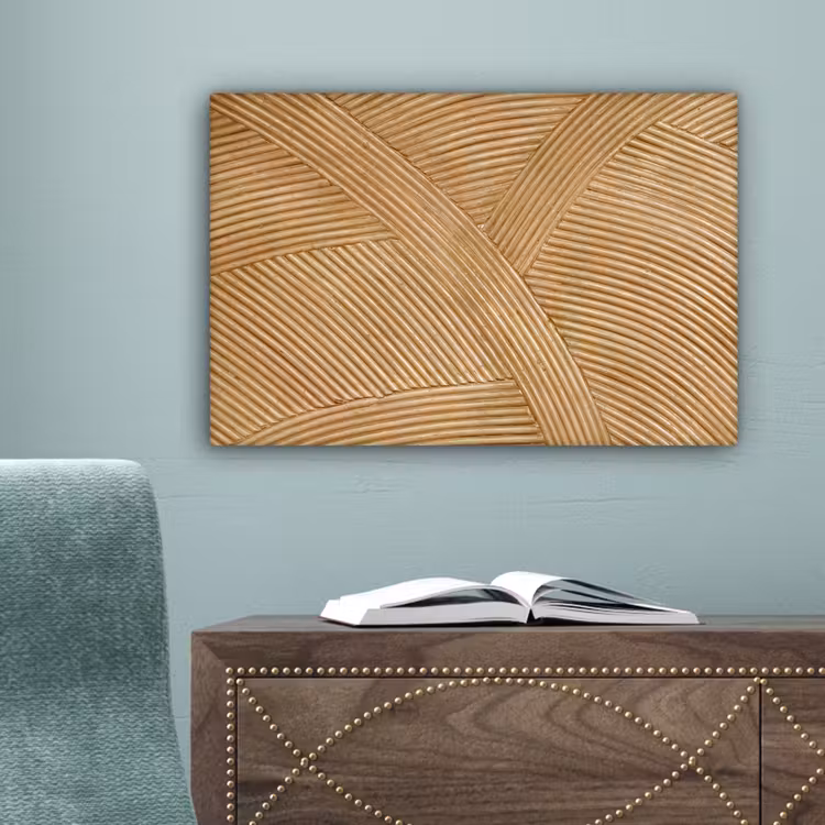 Canvas schilderij - Structuur - Natuur - Kunst - Rotan — 4