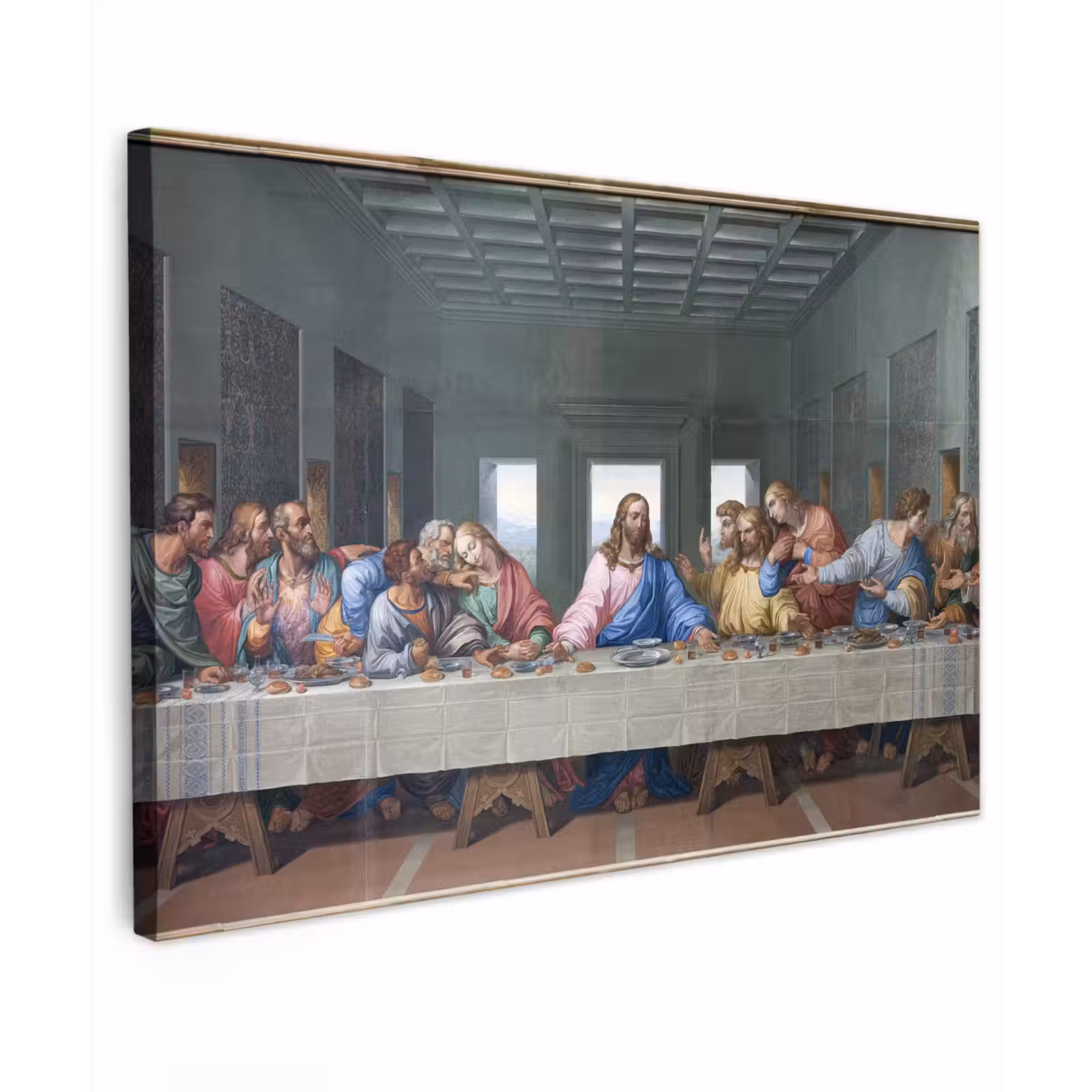 Canvas schilderij - Het laatste avondmaal - Leonardo da Vinci — 1