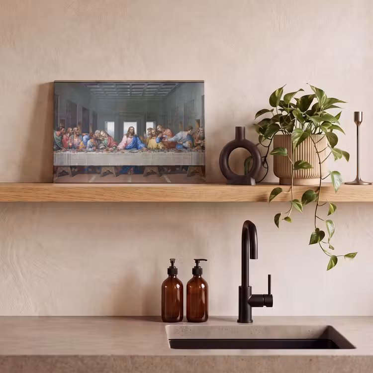 Canvas schilderij - Het laatste avondmaal - Leonardo da Vinci — 3