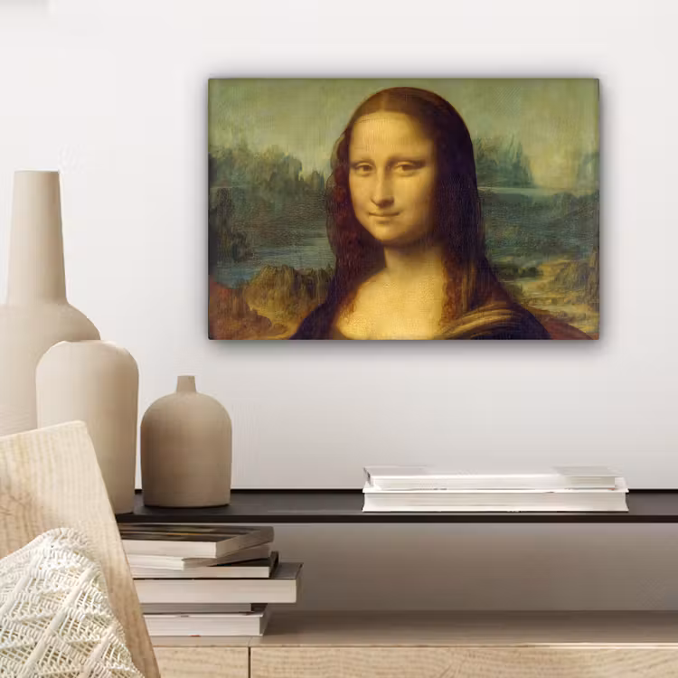 Canvas schilderij - Mona Lisa - Leonardo da Vinci — 5