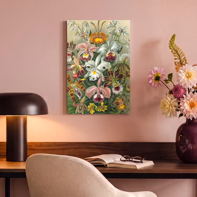 Canvas schilderij - Planten - Natuur - Bloemen - Ernst Haeckel — 4