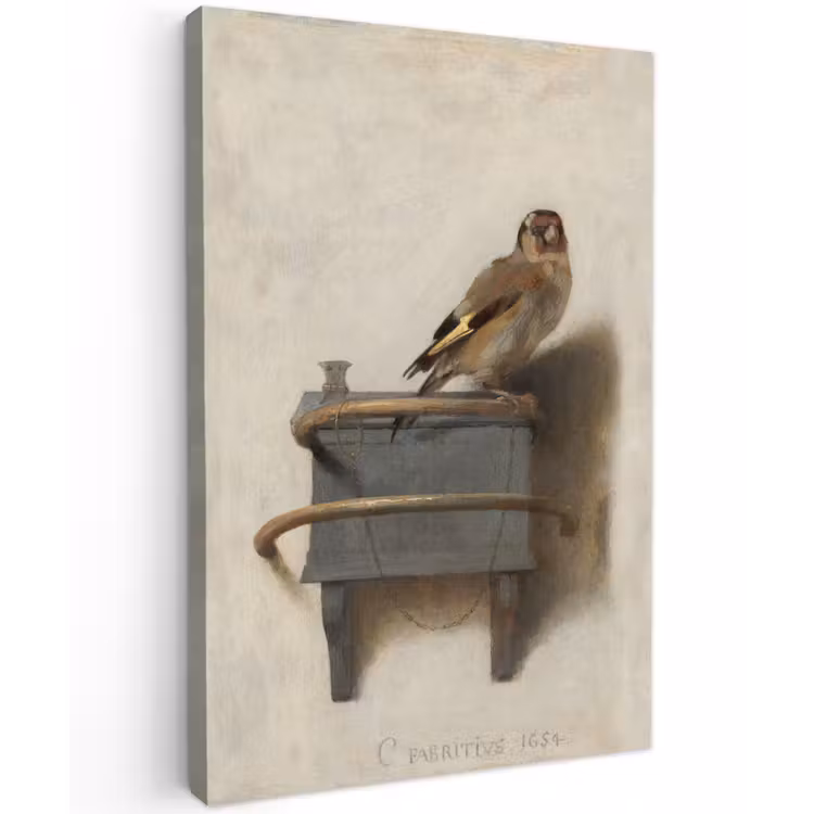 Canvas schilderij - Puttertje - Oude Meester - Carel Fabritius — 1