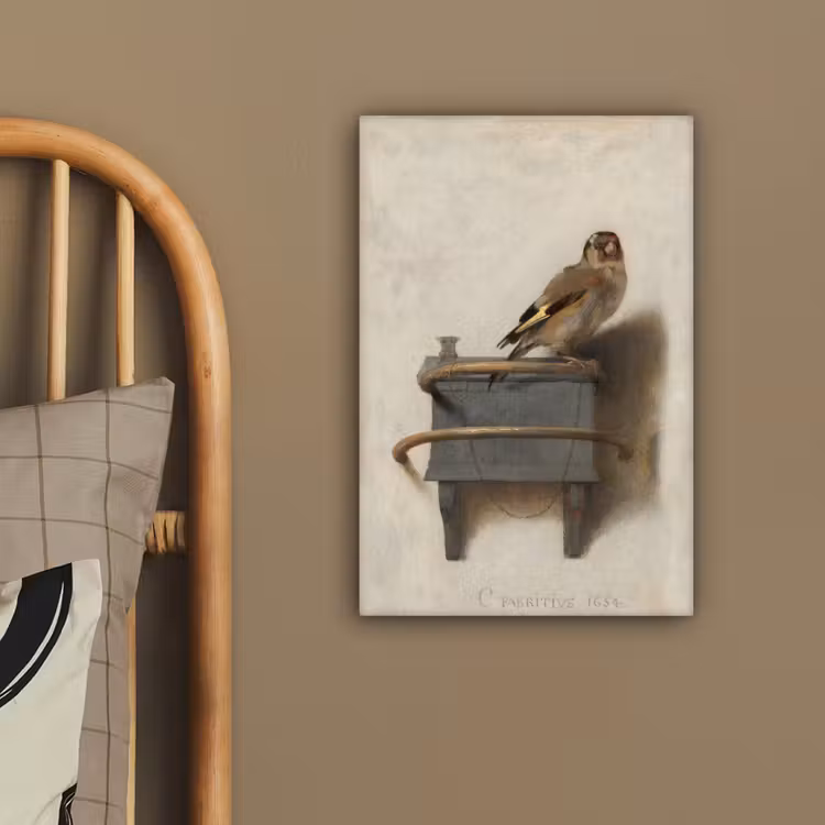 Canvas schilderij - Puttertje - Oude Meester - Carel Fabritius — 3