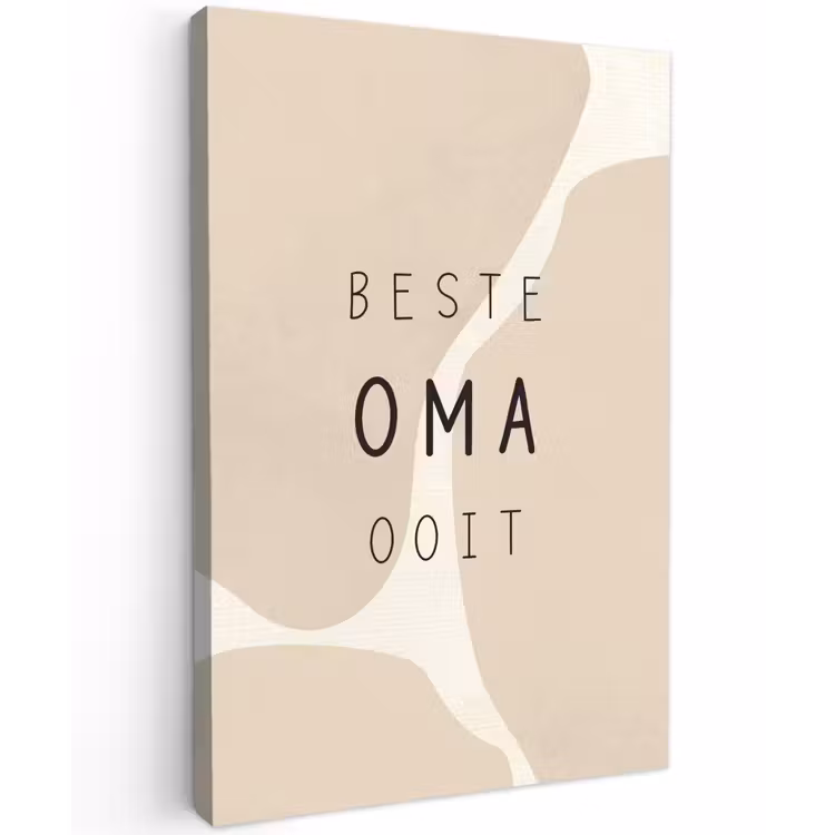 Canvas schilderij - Spreuken - Beste oma ooit - Quotes - Oma — 1
