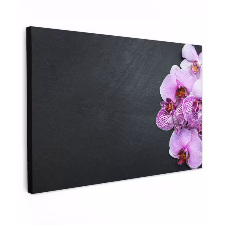 Canvas schilderij - Orchidee - Bloemen - Roze - Flora — 1
